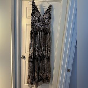 Beautiful black and gold formal gown